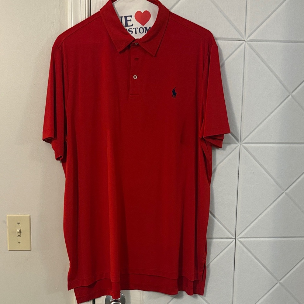 Polo by Ralph Lauren Men's Vibrant Red Polo Shirt